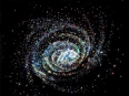 Галактика большая Картина с кристаллами Сваровски 2009 г инфо 13139o.